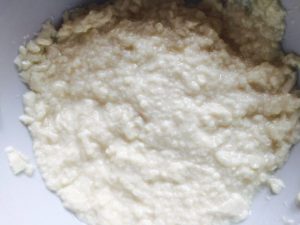 Strawberry tofu cake step4