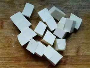 Sweet and Sour Tofu step1