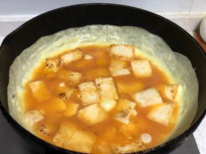 Fry Tofu with Egg step 3