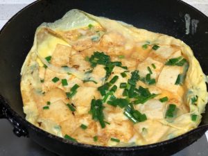 Fry Tofu with Egg step 4